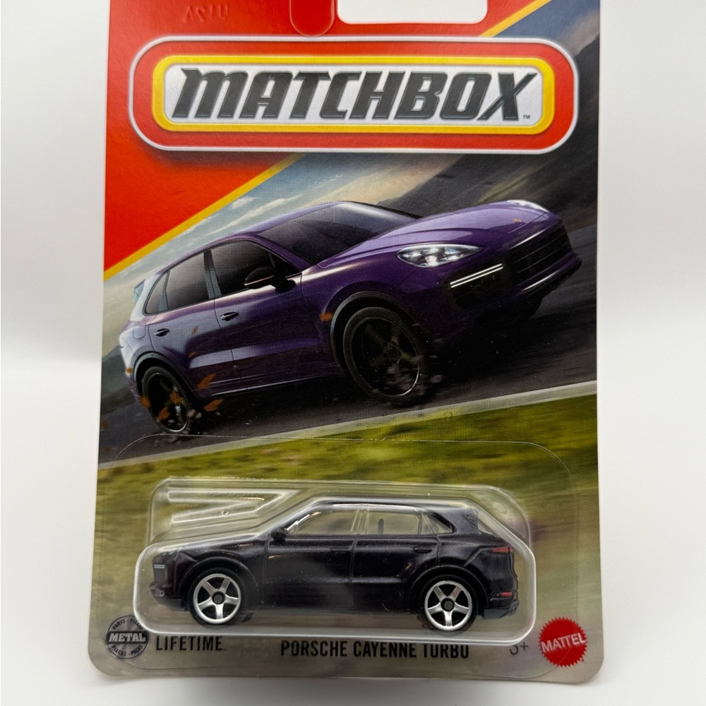 Matchbox Porsche Cayenne Turbo Toy Car - Purple